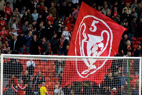 Liverpool Banner Supporters