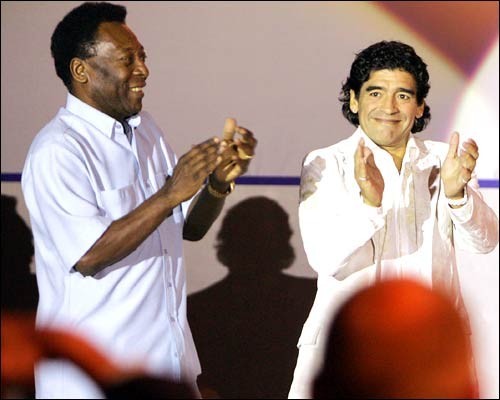 Pele, Maradona