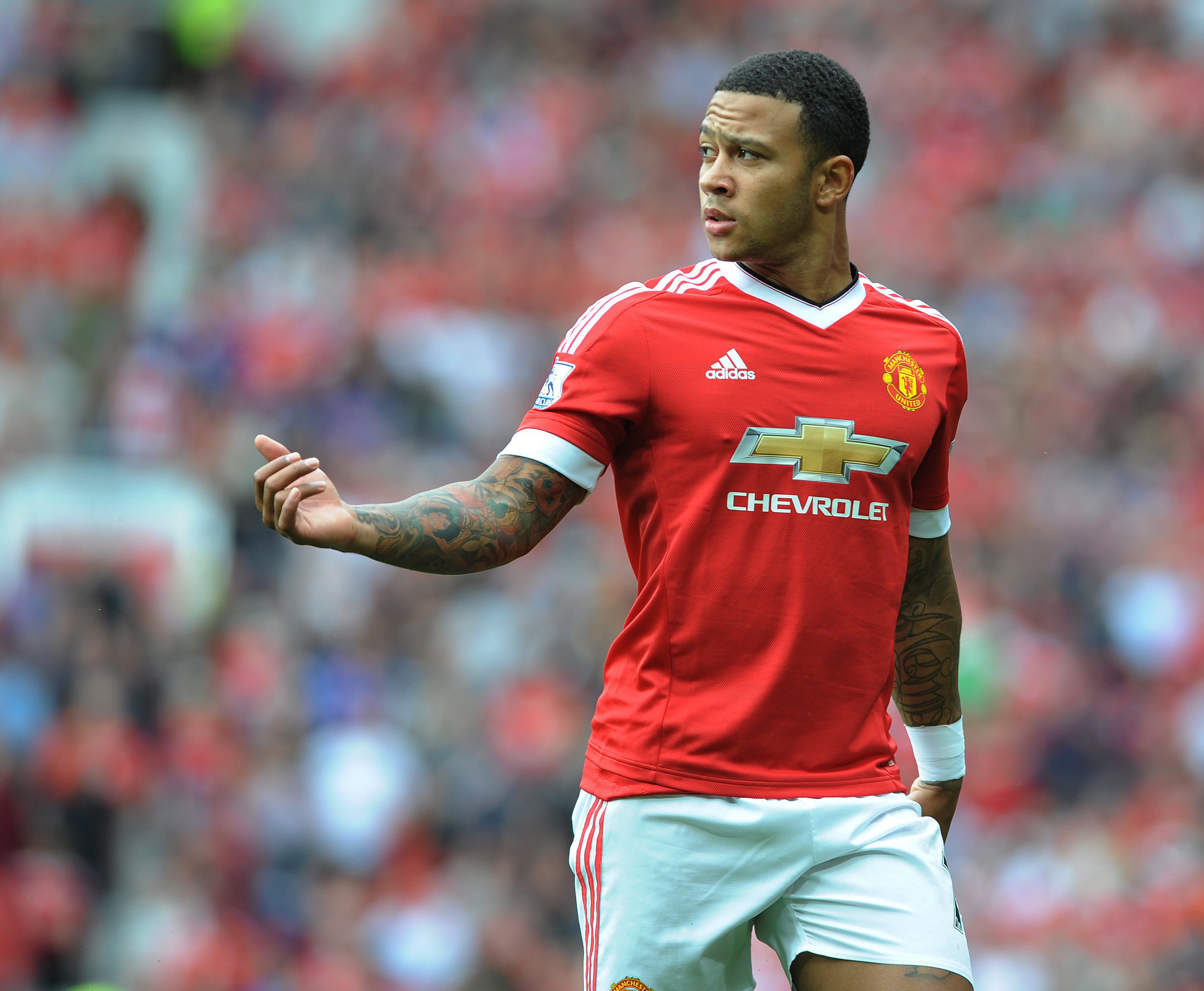 Depay has a decision to make. Either stay and prove himself or choose a different destination. (Picture Courtesy - AFP/Getty Images)