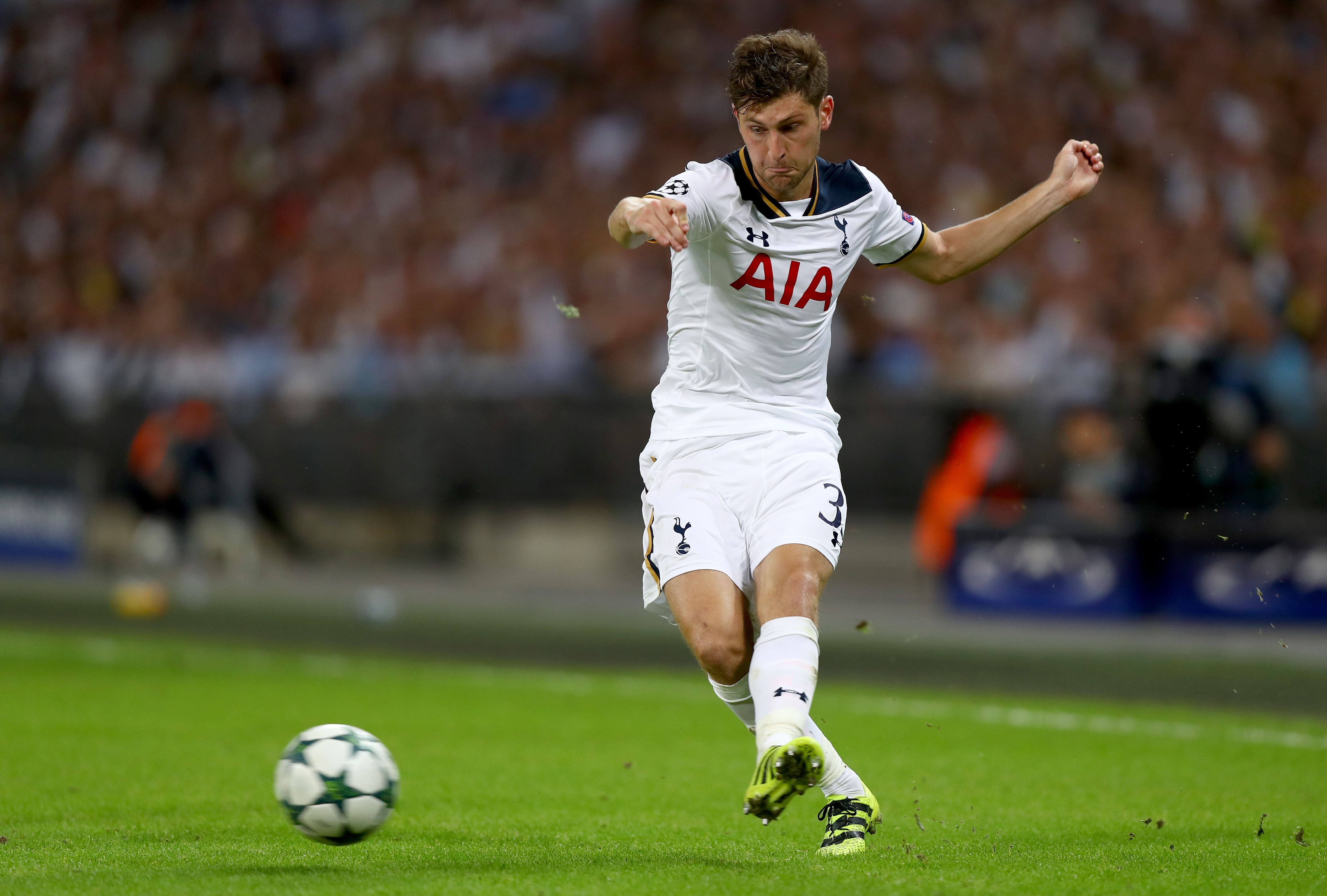 LONDON, ENGLAND - SEPTEMBER 14:  Ben Davies of Tottenham Hotspur during the UEFA Champions League match between Tottenham Hotspur FC and AS Monaco FC at Wembley Stadium on September 14, 2016 in London, England.  (Photo by Clive Rose/Getty Images)