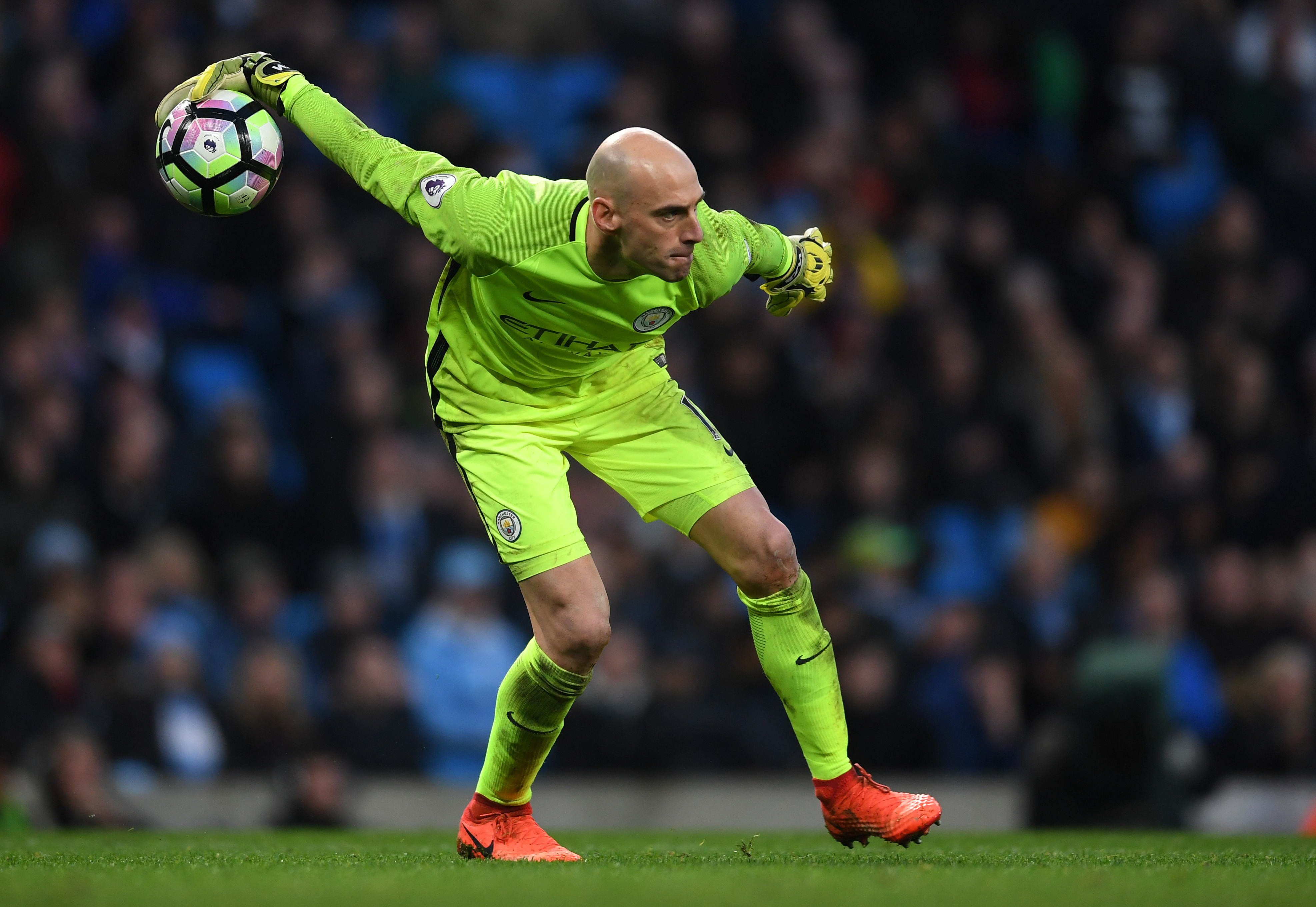 Caballero the key for City. (Picture Courtesy - AFP/Getty Images)