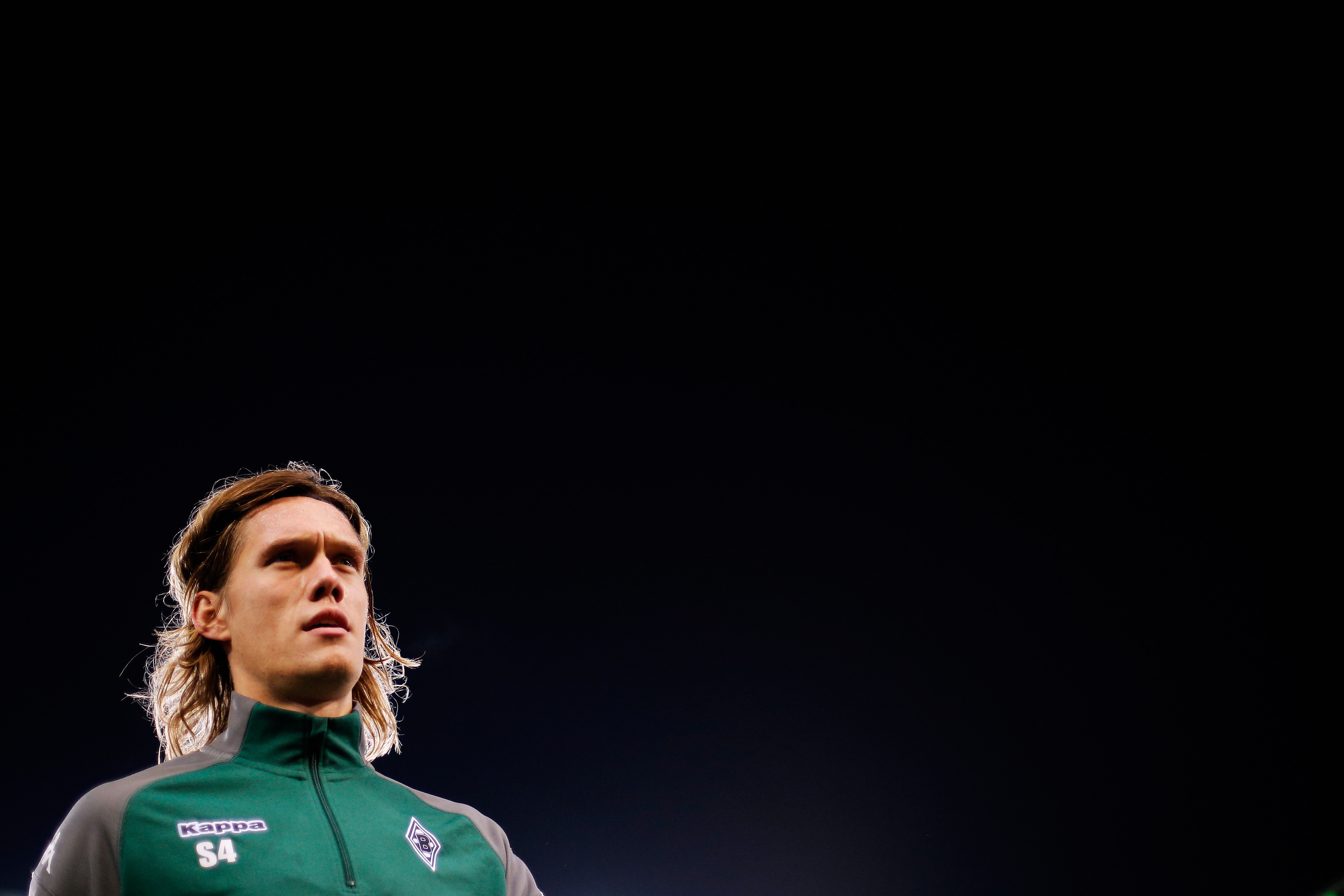 MOENCHENGLADBACH, GERMANY - NOVEMBER 25:  Jannik Vestergaard of Borussia Monchengladbach looks on prior to the Bundesliga match between Borussia Moenchengladbach and FC Bayern Muenchen at Borussia-Park on November 25, 2017 in Moenchengladbach, Germany.  (Photo by Dean Mouhtaropoulos/Bongarts/Getty Images)