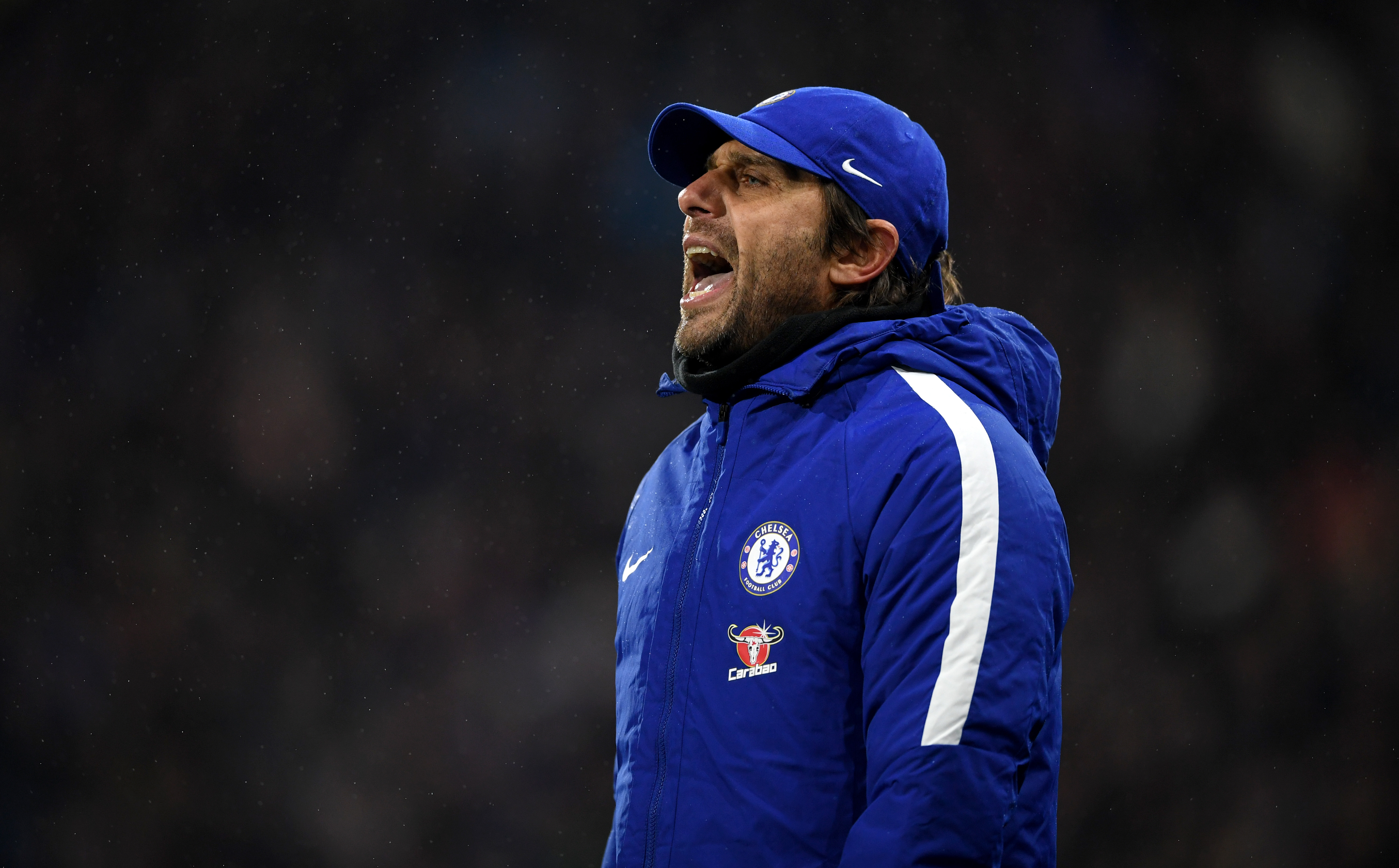 HUDDERSFIELD, ENGLAND - DECEMBER 12: Chelsea manager Antonio Conte during the Premier League match between Huddersfield Town and Chelsea at John Smith's Stadium on December 12, 2017 in Huddersfield, England. (Photo by Gareth Copley/Getty Images)