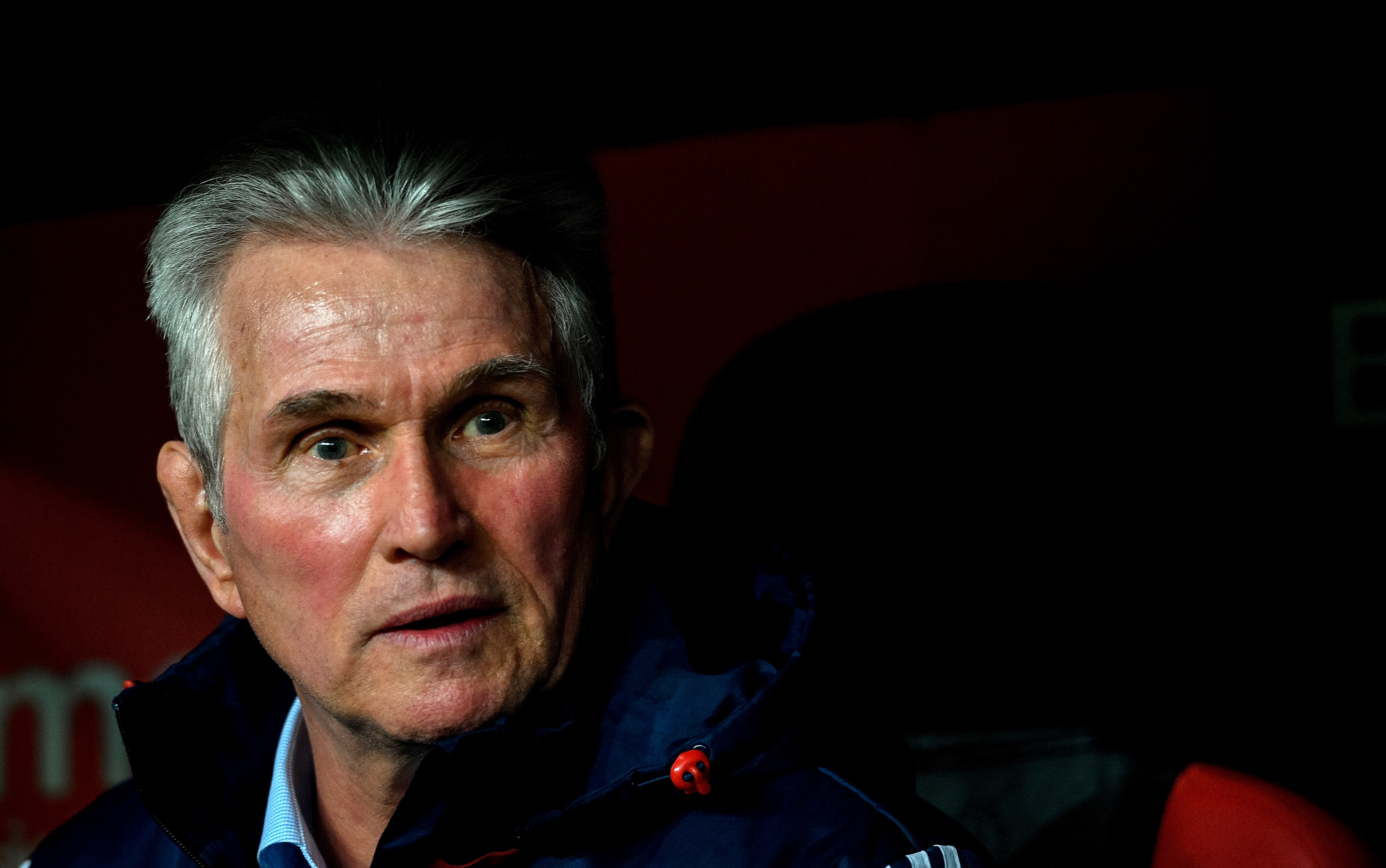 Bayern Munich's head coach Jupp Heynckes attends the German First division Bundesliga football match Bayer Leverkusen vs FC Bayern Munich on January 12, 2018 in Leverkusen, western Germany. / AFP PHOTO / SASCHA SCHUERMANN / RESTRICTIONS: DURING MATCH TIME: DFL RULES TO LIMIT THE ONLINE USAGE TO 15 PICTURES PER MATCH AND FORBID IMAGE SEQUENCES TO SIMULATE VIDEO. == RESTRICTED TO EDITORIAL USE == FOR FURTHER QUERIES PLEASE CONTACT DFL DIRECTLY AT + 49 69 650050
        (Photo credit should read SASCHA SCHUERMANN/AFP/Getty Images)