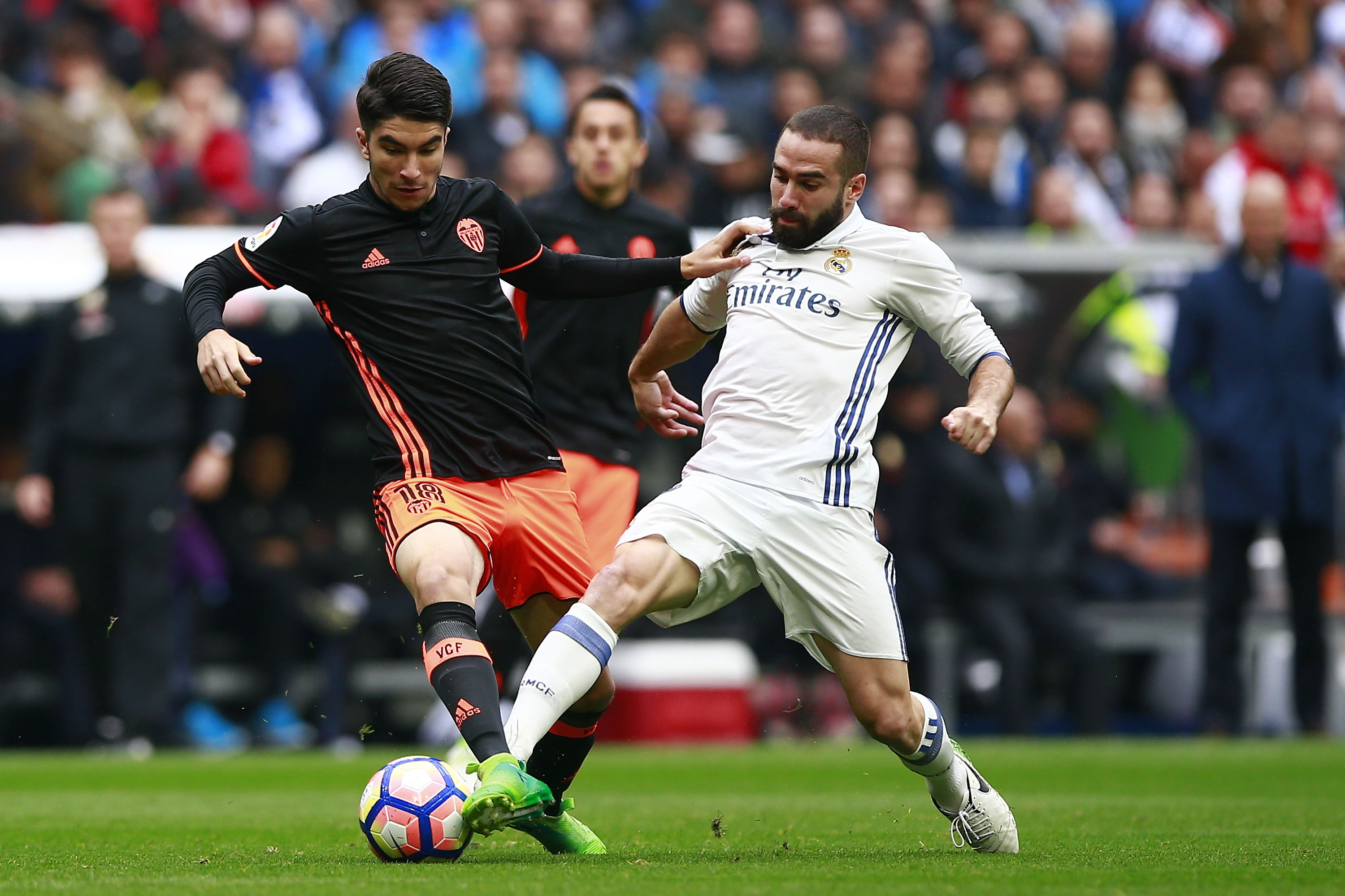 Carlos Soler joined PSG from Valencia last summer. (Photo courtesy - Gonzalo Arroyo Moreno/Getty Images)