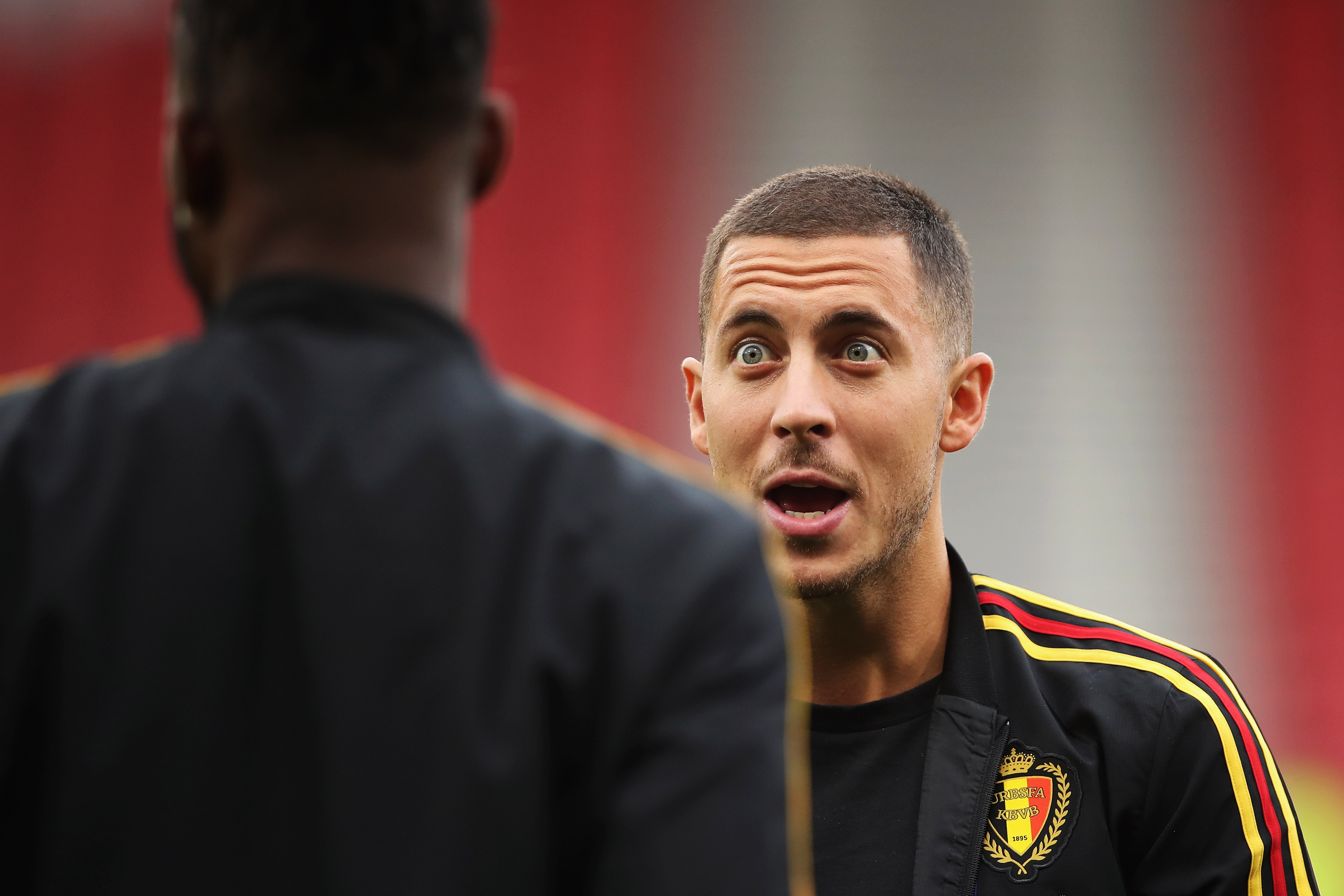 GLASGOW, SCOTLAND - SEPTEMBER 07: Eden Hazard of Belgium is pictured prior to the International Friendly match between Scotland and Belgium at Hampden Park on September 7, 2018 in Glasgow, United Kingdom. (Photo by Ian MacNicol/Getty Images)
