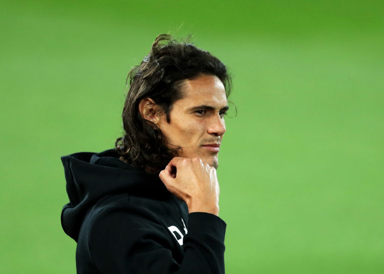 Edinson Cavani wanted by Boca Juniors. (Photo by Mark Robinson/Getty Images)