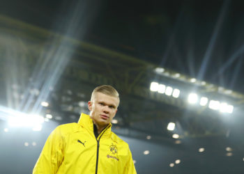 Manchester City are considered favourites to sign Erling Haaland this summer (Photo by Lars Baron/Bongarts/Getty Images)